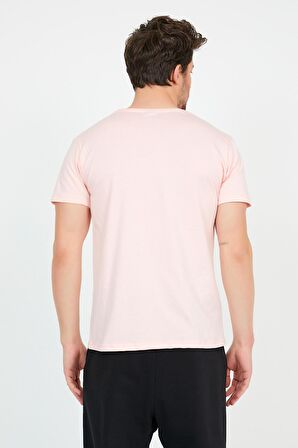 Slazenger SANDER KTN Erkek  Açık Pembe Tişört