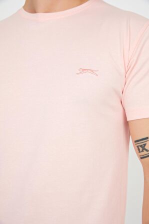 Slazenger SANDER KTN Erkek  Açık Pembe Tişört