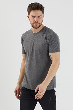 Slazenger SANDER KTN Erkek  Antrasit Tişört