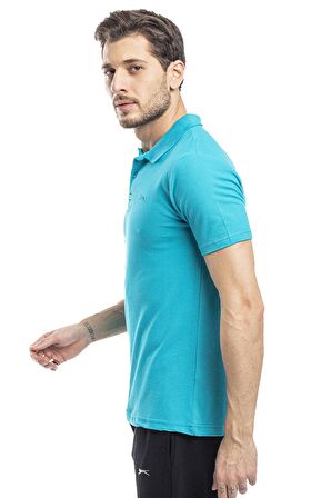 Slazenger SOHO I Erkek Polo Yaka Koyu Mavi Tişört
