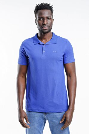 Slazenger SOHO Erkek T-Shirt Saks Mavi