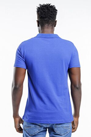 Slazenger SOHO Erkek T-Shirt Saks Mavi