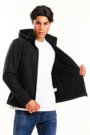 Slazenger Ha-Yun Erkek Softshell ST21JE004-500SIYAH