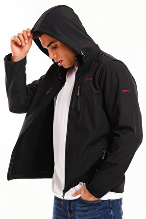 Slazenger Ha-Yun Erkek Softshell ST21JE004-500SIYAH