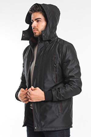 Slazenger HOLD Erkek Mont & Kaban Siyah