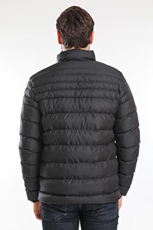 Slazenger HORIZON I Erkek Şişme Siyah Mont & Kaban