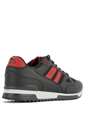 Slazenger MAROON I Sneaker Unisex Ayakkabı Siyah / Kırmızı