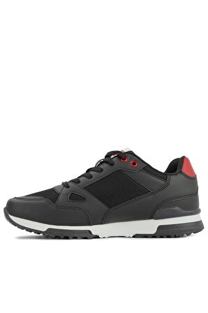 Slazenger MAROON I Sneaker Unisex Ayakkabı Siyah / Kırmızı