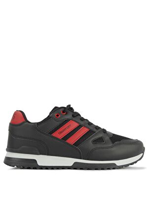 Slazenger MAROON I Sneaker Unisex Ayakkabı Siyah / Kırmızı