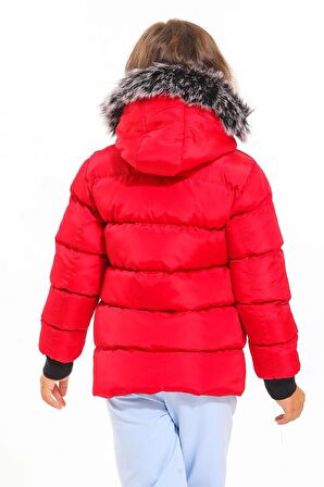 Calısto Unisex Çocuk Mont & Kaban Kırmızı St21jc006