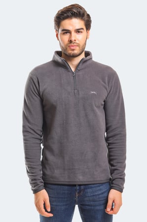 Slazenger SANNE IN Erkek  Koyu Gri Polar
