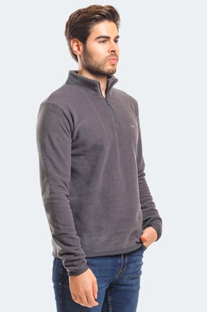 Slazenger SANNE IN Erkek  Koyu Gri Polar