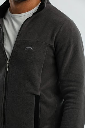 Slazenger SAFRANO I Erkek  Koyu Gri Polar