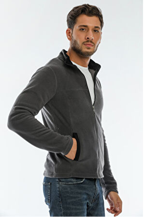 Slazenger SAFRANO I Erkek  Koyu Gri Polar