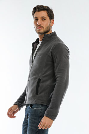 Slazenger SAFRANO I Erkek  Koyu Gri Polar