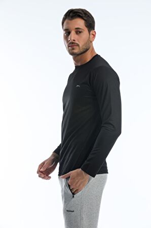Slazenger ODIN I Erkek  Siyah Tişört