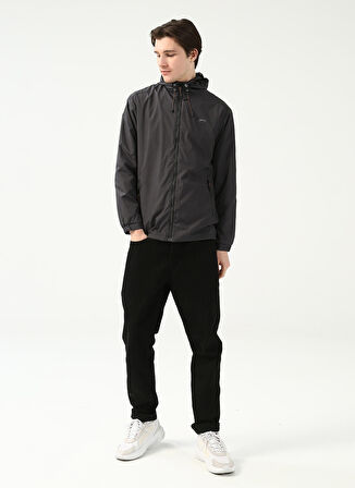 Slazenger OFANS Erkek  Koyu Gri Yağmurluk