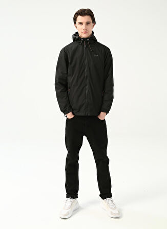 Slazenger OFANS Erkek  Siyah Yağmurluk