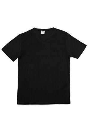 Slazenger SARGON Büyük Beden Erkek Polo T-Shirt Siyah