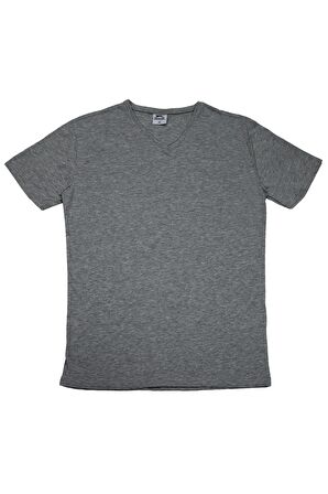 Slazenger SARGON Büyük Beden Erkek Polo T-Shirt K.Gri