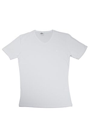 Slazenger SARGON Büyük Beden Erkek Polo T-Shirt Beyaz