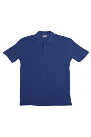Slazenger SALVATOR Büyük Beden Erkek Polo T-Shirt Indigo