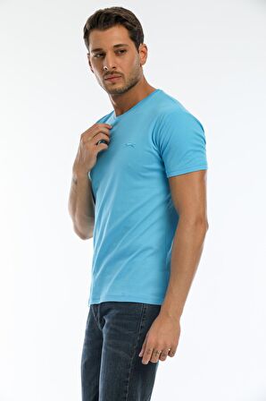 Slazenger SARGON I Erkek T-Shirt Mavi