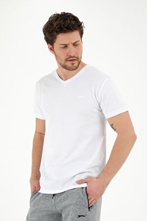 Slazenger SARGON I Erkek T-Shirt Beyaz