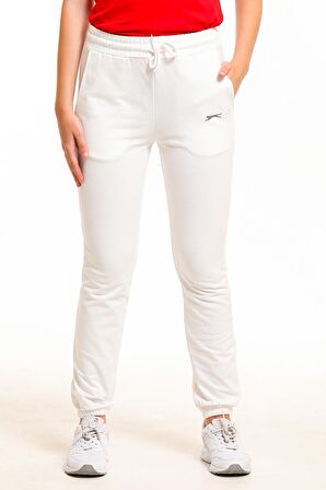 Slazenger KLAN Jogger Kadın Eşofman Altı Ekru