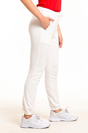 Slazenger KLAN Jogger Kadın Eşofman Altı Ekru