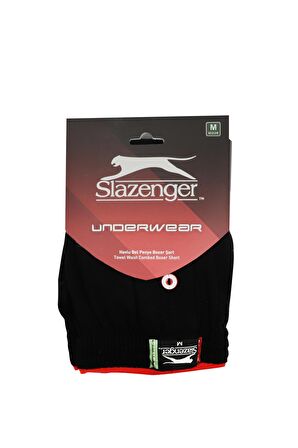 Slazenger HE Erkek Boxer İç Giyim Siyah