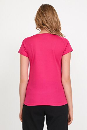 Slazenger RELAX I Kadın T-Shirt Fuşya