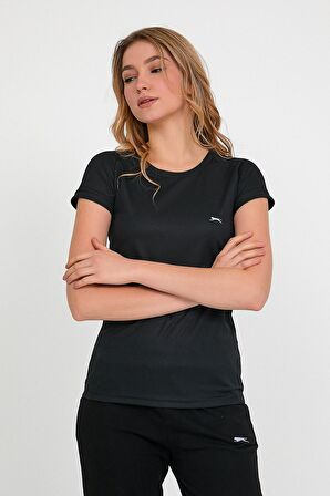 Slazenger RELAX I Kadın T-Shirt Siyah