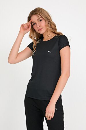 Slazenger RELAX I Kadın T-Shirt Siyah