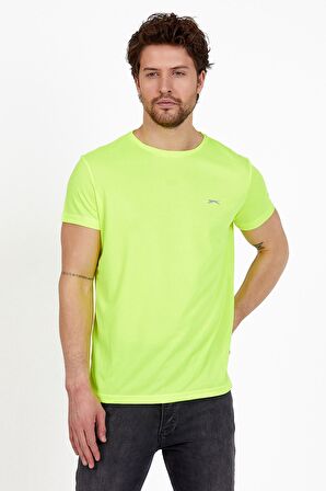 Slazenger REPUBLIC Erkek T-Shirt Neon Yeşil