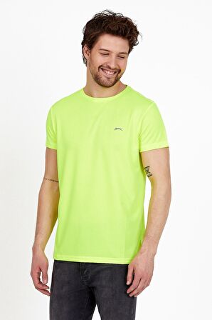 Slazenger REPUBLIC Erkek T-Shirt Neon Yeşil