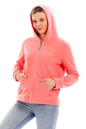 Slazenger SOFAL I Kadın Polar Sweatshirt Pembe