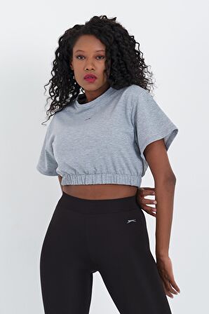 Slazenger GALINA I Kadın Sweatshirt Gri