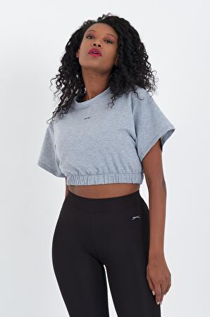 Slazenger GALINA I Kadın Sweatshirt Gri