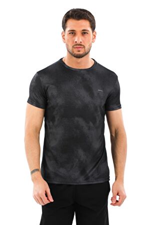 Slazenger RADZIM Erkek T-Shirt Siyah