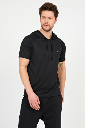 Slazenger RAGNA IN Erkek  Siyah Tişört