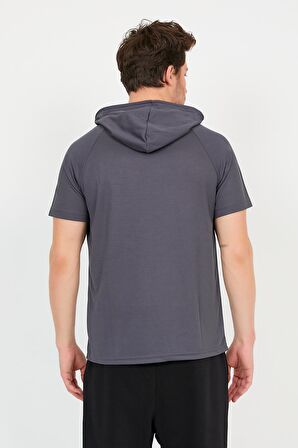 Slazenger RAGNA IN Erkek  Koyu Gri Tişört
