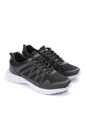 Slazenger A-BOUT Sneaker Erkek Ayakkabı Siyah / K.Gri