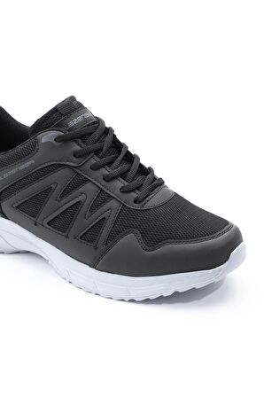 Slazenger A-BOUT Sneaker Erkek Ayakkabı Siyah / K.Gri