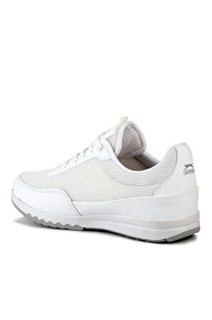 Slazenger ANGLE I Kadın  Beyaz / Gri Günlük Spor Ayakkabısı