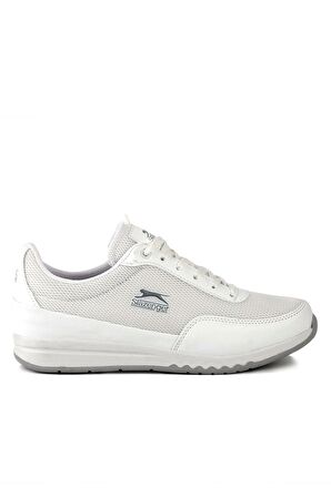 Slazenger ANGLE I Sneaker Kadın Ayakkabı Beyaz / Gri