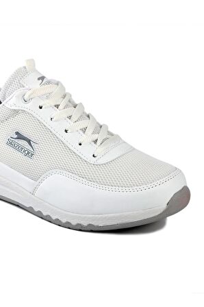 Slazenger ANGLE I Sneaker Kadın Ayakkabı Beyaz / Gri