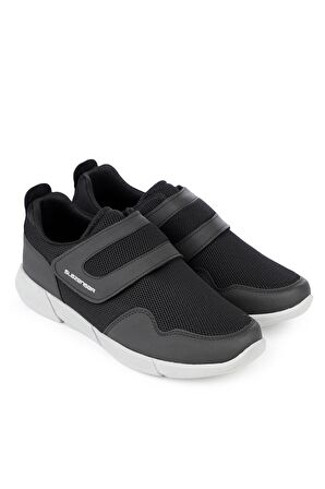 Slazenger ACA Sneaker Erkek Ayakkabı Siyah / K.Gri