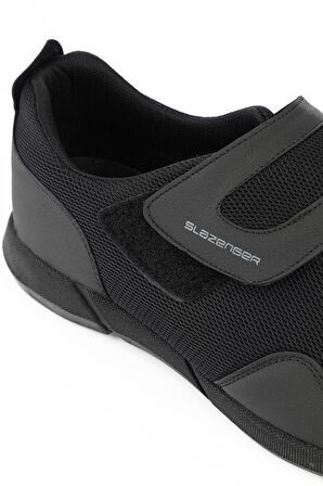 Slazenger ACA Büyük Beden Sneaker Erkek Ayakkabı Siyah / Siyah