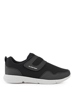 Slazenger ACA Büyük Beden Sneaker Erkek Ayakkabı Siyah / K.Gri